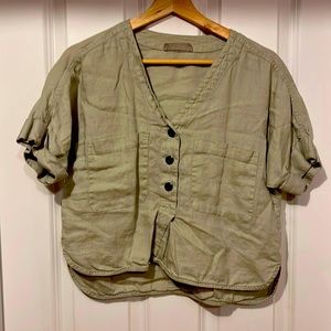 Everlane The Linen Utility Shirt